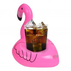 BYDI Bóia Inflável Porta-Copos Flamingo PINK